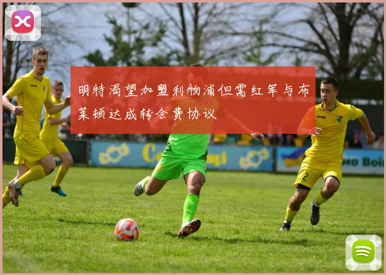 明特渴望加盟利物浦但需红军与布莱顿达成转会费协议